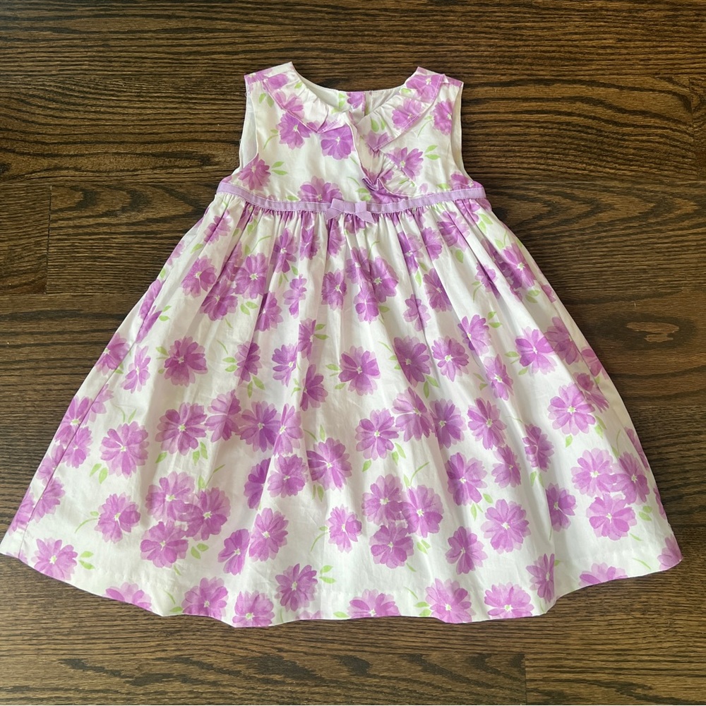 Gymboree Purple Floral Kids Dress